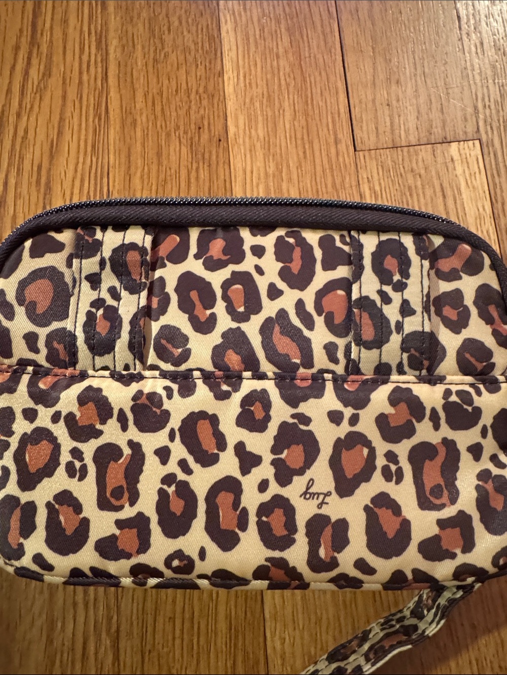 🐷 Lug Leopard Brown Coupe Quilted Crossbody Belt Bag - Picture 7 of 11